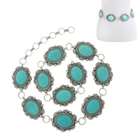 WESTERN TURQUOISE CHAIN LINK BELT